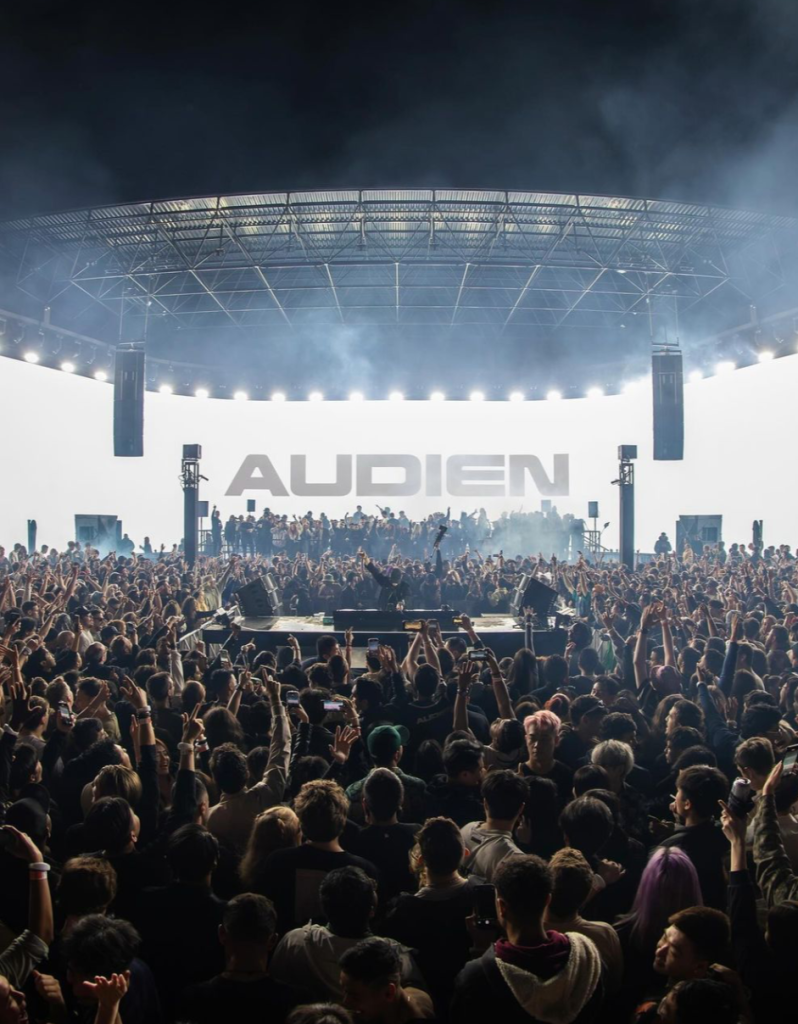 Audien on stage